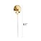 Smarty Had A Party Gold with White Handle Moderno Disposable Plastic Dinner Spoons (240 Spoons), 240PK 9320-GWS-CASE - alternate 2